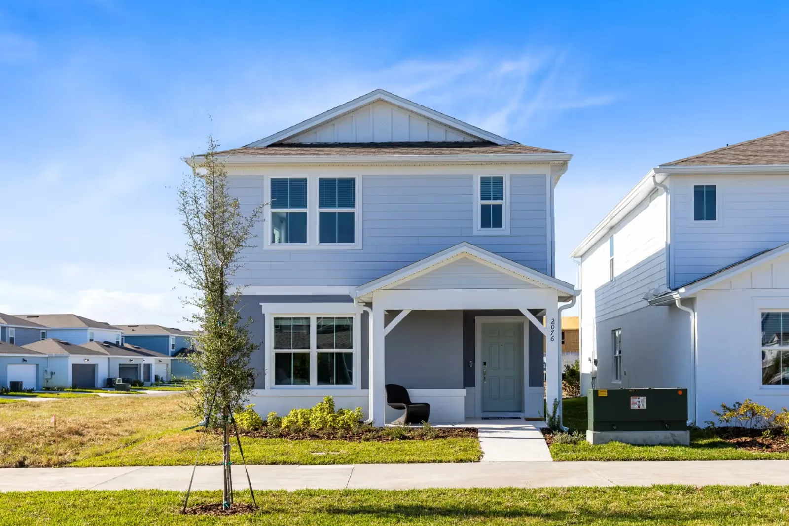 Fachada de la casa disponible en Kissimmee, Florida